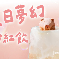 動物園新品～櫻花蜜桃氣泡飲甜蜜上市❤