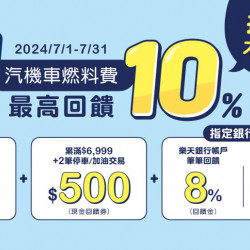 悠遊付繳汽燃費 最高回饋 10% 悠遊付繳汽燃費 最高回饋 10%