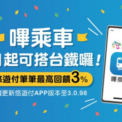 嗶乘車可以搭台鐵囉! 嗶乘車可以搭台鐵囉!