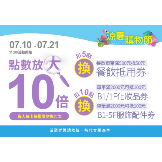 2024.7.10 - 7.21 │ 點數放大10倍