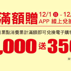 全館滿額贈