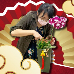 【台南成功】新春花藝作品DIY手作課