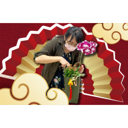 【台南成功】新春花藝作品DIY手作課