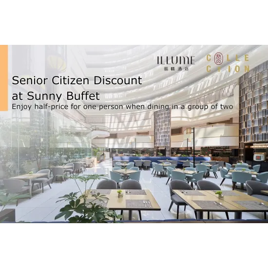 Sunny Buffet 超值優惠 – 長者尊享二人同行第二位半價