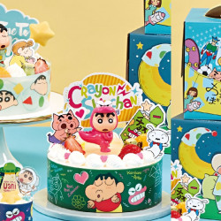 85度C推「蠟筆小新蛋糕」！蛋糕送超Q公仔，外盒DIY變身娃娃車存錢筒