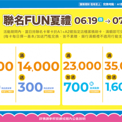 南紡購物中心 - 2025暑假這夏Fun風趣＿聯名Fun夏禮:A1館 5F顧客服務中心