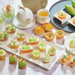 【開業4週年】大廳酒吧「月台町」山形哈密瓜雙人下午茶