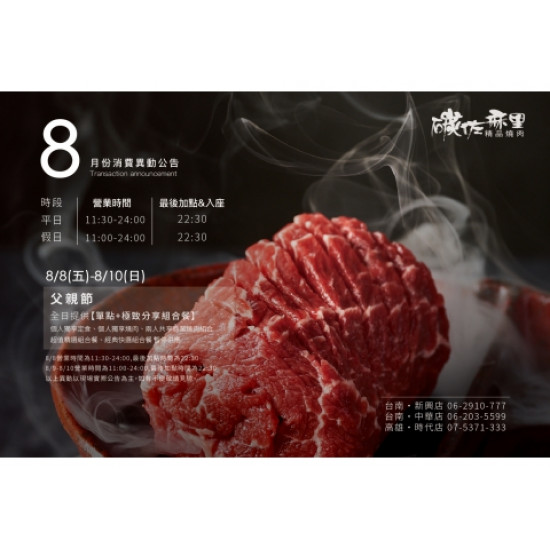 2025年8月碳佐麻里消費異動