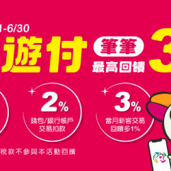 悠遊付筆筆最高回饋3% 悠遊付筆筆最高回饋3%