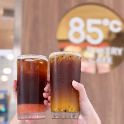 10／6慶中秋85度C中大杯咖啡系列第二杯4折