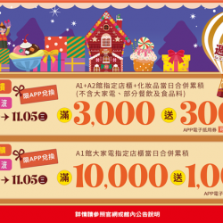 南紡購物中心 - 11周年慶全館大家電回饋:A1館 5F 夢想舞台贈獎處