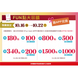 南紡購物中心 - 11周年慶FUN點回饋:A1館 5F 夢想舞台贈獎處