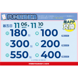 南紡購物中心 - 11周年慶Part2_FUN點超值換:ＡPP