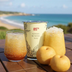 搶健康養生飲商機85度C秋冬新品「水梨和羽衣甘藍蔬果飲」11／6起開賣