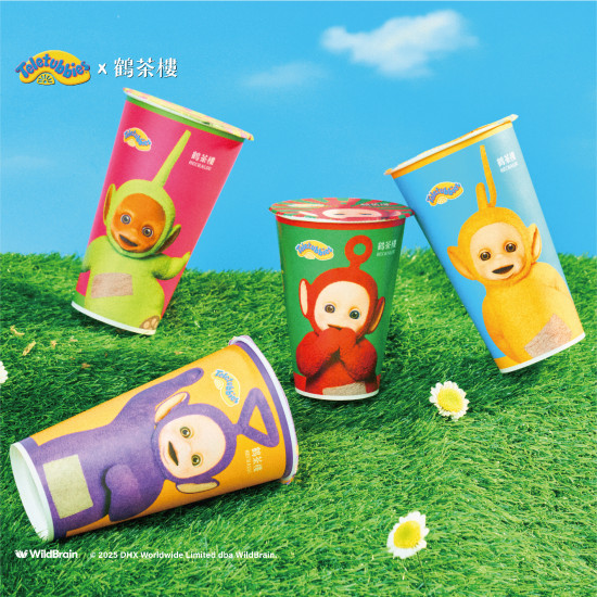 ??/?? 鶴茶樓X天線寶寶｜聯名杯 可愛登場?！