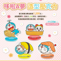 藏壽司優惠活動 - 哆啦A夢粉絲快集合！​