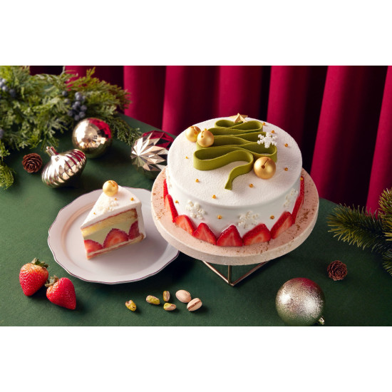 台北寒舍艾美酒店最新優惠 - DRIP & DOUGH 甜蜜登場 冬日「苺」好聖誕限定蛋糕