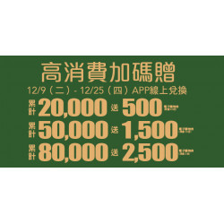 Big City 遠東巨城 - Big Wish 高消費加碼贈