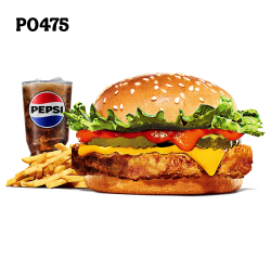 椒麻鱈魚堡套餐