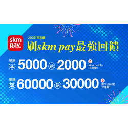台中中港店 贈獎 2025跨年慶｜HAPPY NEW YEAR 刷skm pay最強回饋