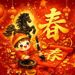 遠東百貨 - 【台南成功】馬到迎春小小書法家