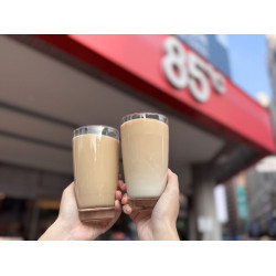 2/23開工喝85度C紅茶拿鐵.慢熟奶茶.蕎麥奶茶第2杯35折