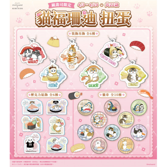 藏壽司優惠活動 - WOW～粉絲注意 這波扭蛋療癒等級直接 MAX 在日本人氣的mofusand降臨藏壽司啦