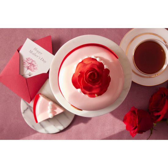 台北寒舍艾美酒店最新優惠 - Drip & Dough 【玫荔心花】母親節限定蛋糕