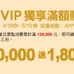 Big City 遠東巨城 - VIP獨享滿額贈