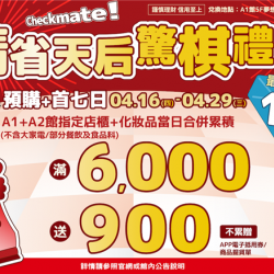 南紡購物中心 - 2026母親檔期_預購＋首七日:A1館 5F 夢想舞台贈獎處