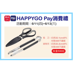 天母店-6月HAPPYGO Pay消費禮-WONDER MAMA多功能露營剪夾兩件組 2026/6/11 ~ 2026/6/13