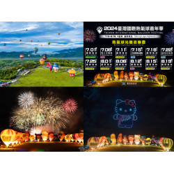 2024台東熱氣球嘉年華，鹿野高台登場！
