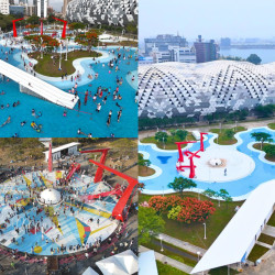 【高雄免費玩水】星光水岸公園開放時間/地址/交通停車一次看！