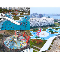 【高雄免費玩水】星光水岸公園開放時間/地址/交通停車一次看！