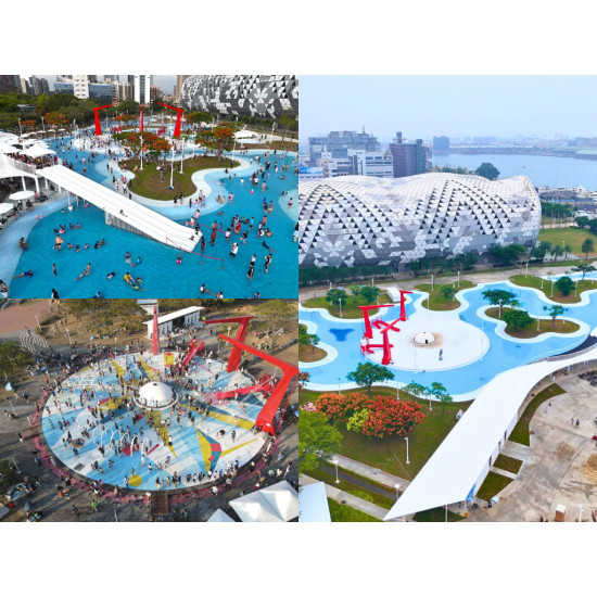 【高雄免費玩水】星光水岸公園開放時間/地址/交通停車一次看！