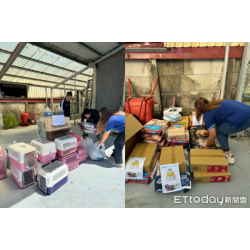 東森寵物為光復毛孩加油！　顧客一句話店長募集千份糧送災區