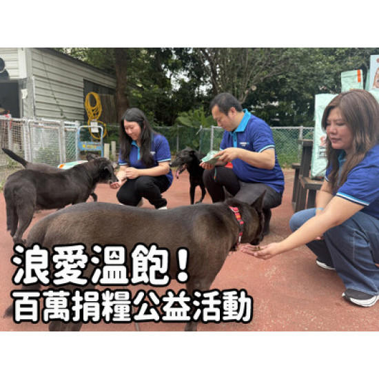 浪愛溫飽！東森寵物攜手「自然主義」捐贈百萬飼料做公益