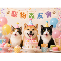 集合啦！7月場-寵物森友會！還有毛孩健康諮詢喔！