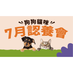【門市認養會】7月認養成功再送：嫁妝包（價值超過2000元） 收編毛茸茸的幸福❤️