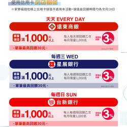 家樂福APP天天享回饋