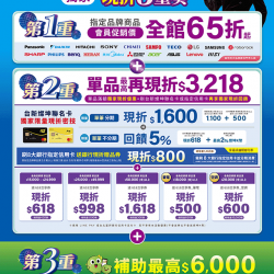 技壓618影音Party購現折券