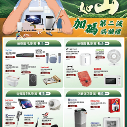 燦坤 - 父愛如山第二波加碼滿額禮