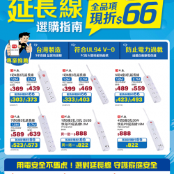 燦坤 - PX 大通 延長線選購指南