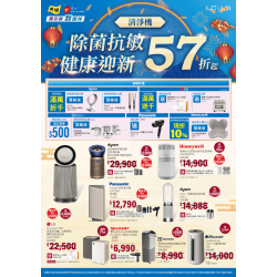 燦坤 - 清淨機 除菌抗敏健康迎新