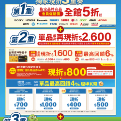 燦坤 - 未完待續的幸福 獨家現折3重奏