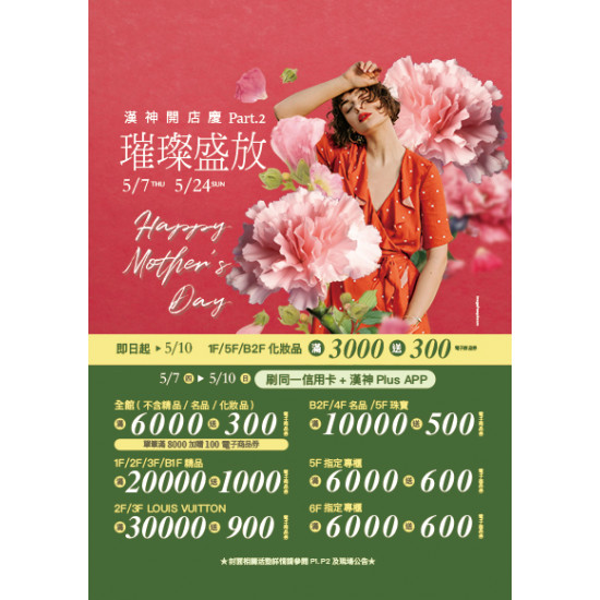 漢神百貨 - 2026開店慶第二波