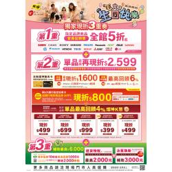 燦坤 - 毛寶貝生日快樂 獨家現折3重奏