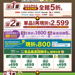 燦坤 - 阿爸的願望 獨家現折3重奏